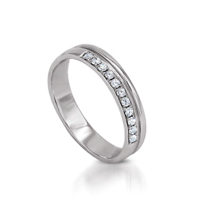 Image: The Cinderella Half Eternity Ring is crafted with 14K white gold and features 11 pieces of 0.164-carat diamonds with a clarity grading VS2-SI and in the color G. Available at My Diamond Philippines