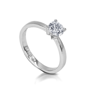 Classic Solitaire 0.5-Carat Diamond Ring