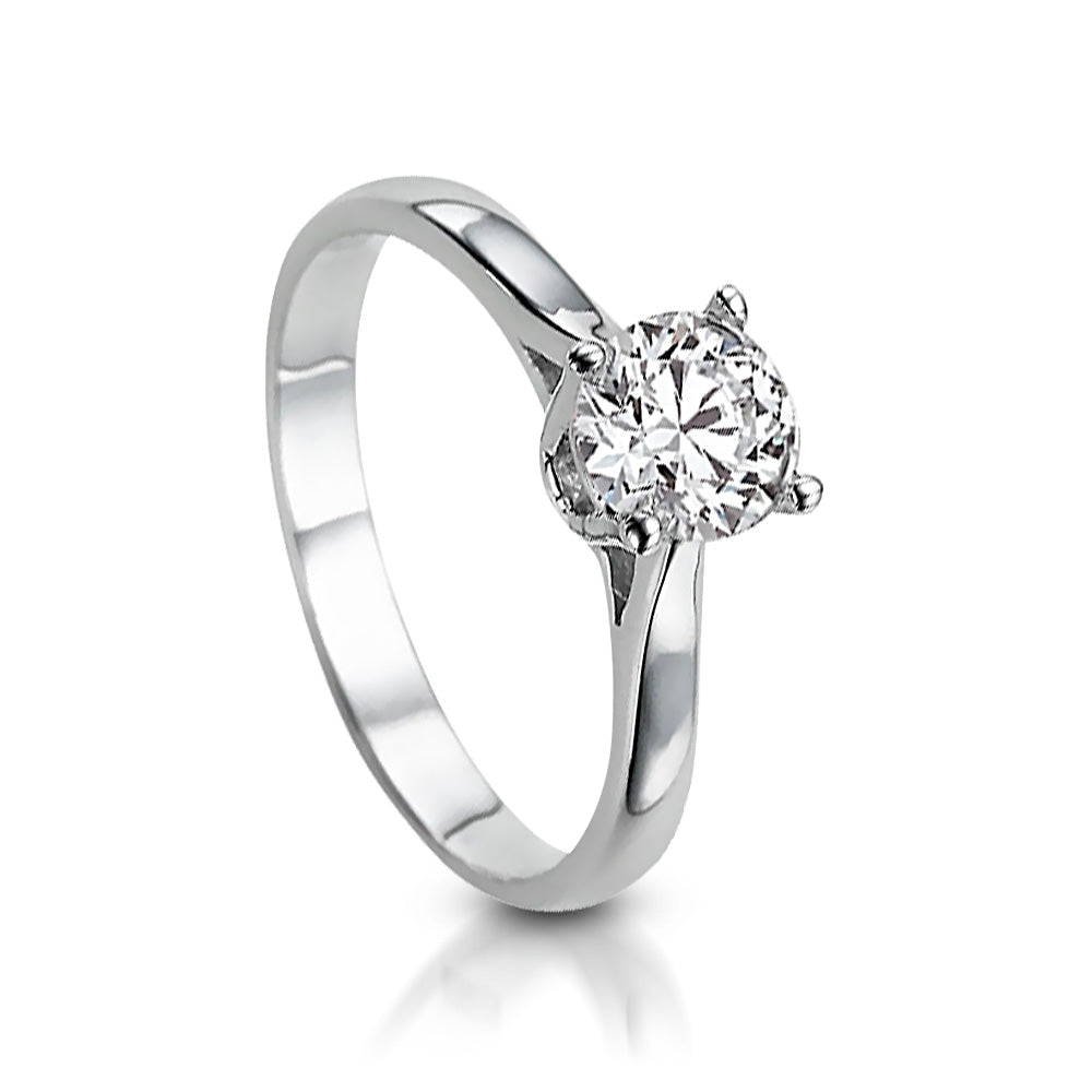 Classic Solitaire 0.9-Carat Diamond Ring MD11768