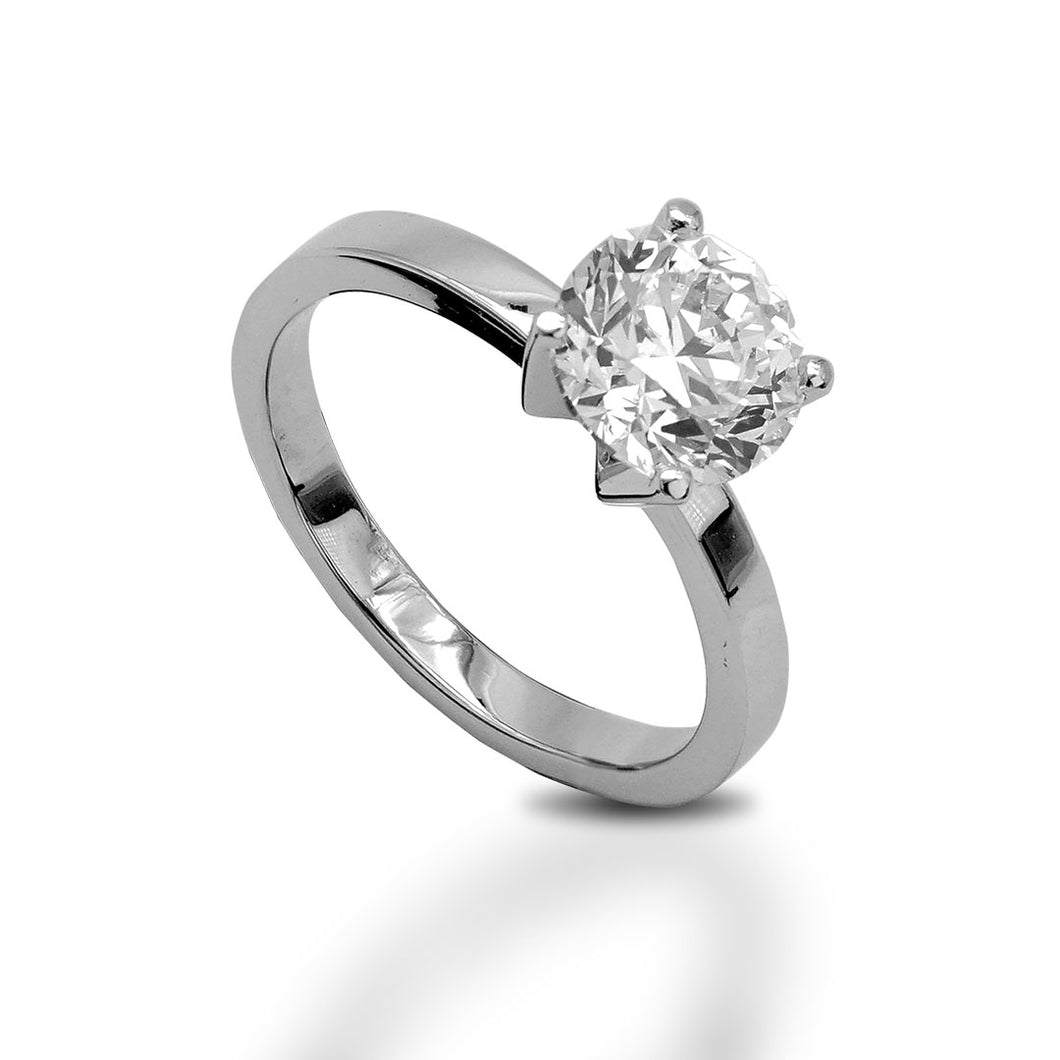  best 1 carat engagement ring for your lady 18K white gold and features a 1.00-carat round brilliant diamond  buy at My Diamond Philippines. Philippine engagement rings