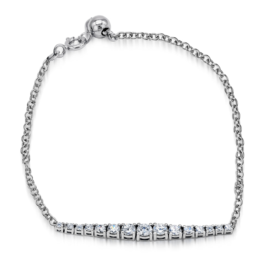 Image: The Diamond and Chain Bracelet is set in 14K white gold and features 15 pieces of 0.71 carat diamonds in total weight  available at My Diamond Shop in the Philippines