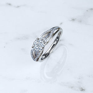 Round-Shaped Illusion Vintage Style Ring