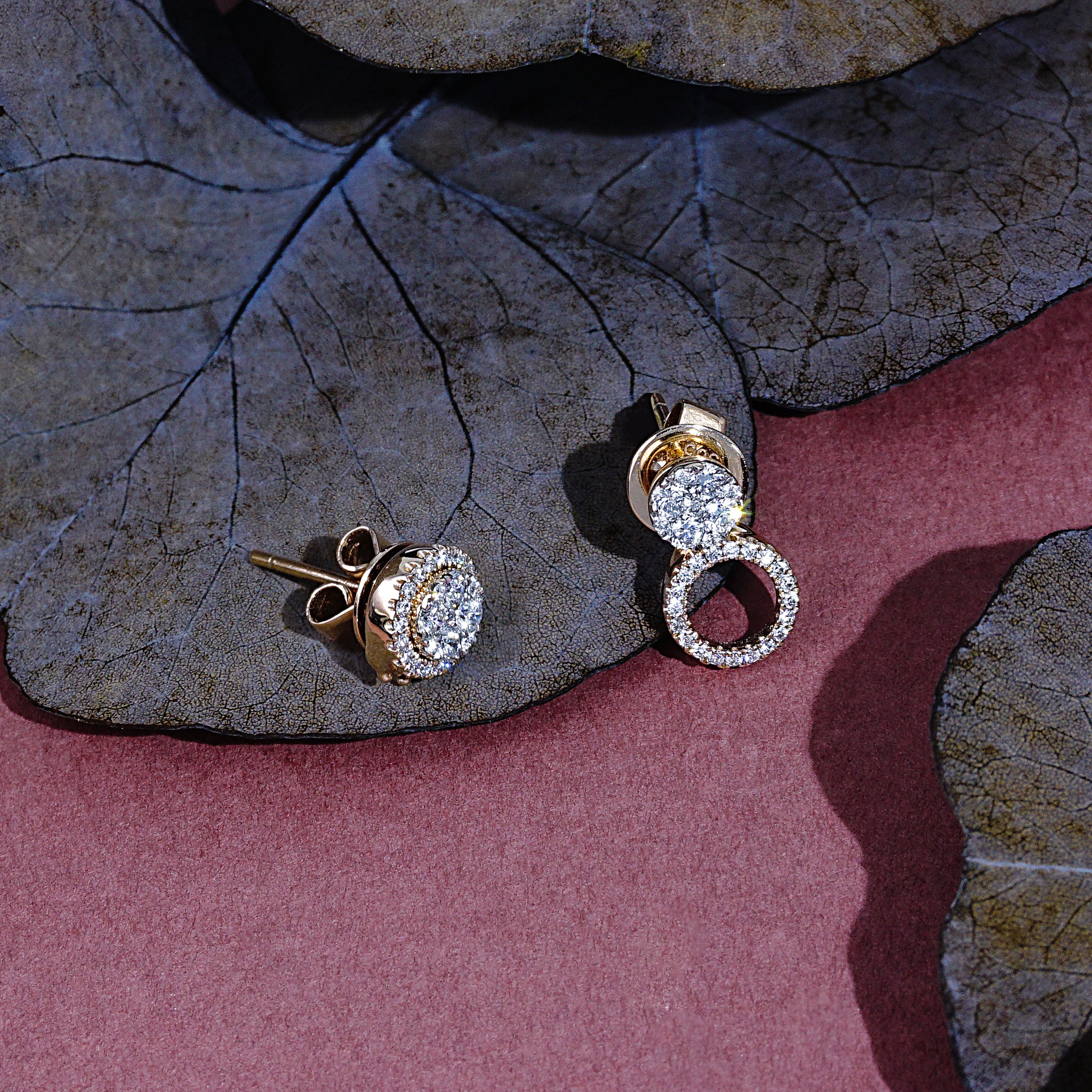 Fine Earrings Zales Diamond Stud Earrings For Women Sterling