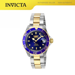 Watch Invicta Pro Diver 40mm Gold Stainless Steel Blue dial NH35A Automatic Model 8928