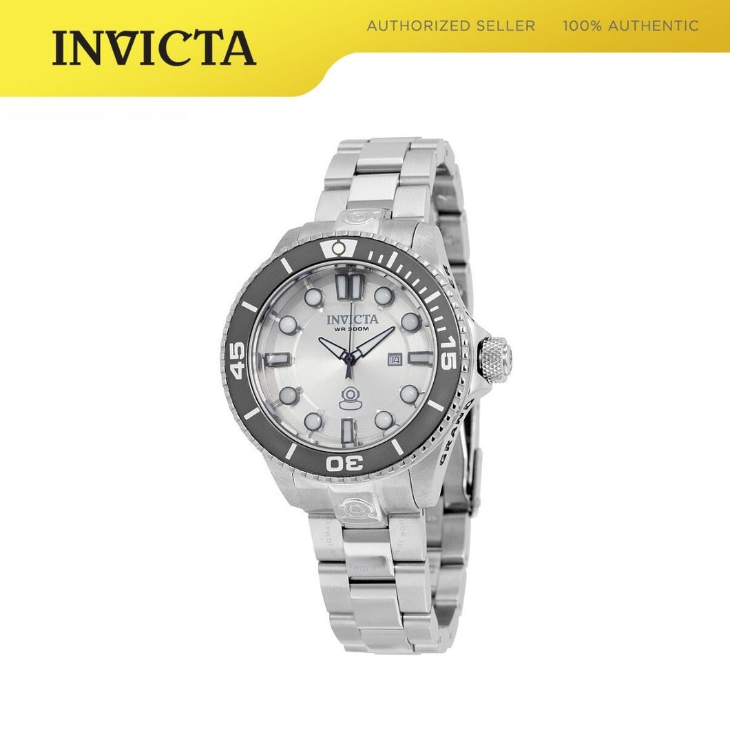 Watch Invicta Pro Diver 38mm Steel Silver dial 775 Quartz Model 19812