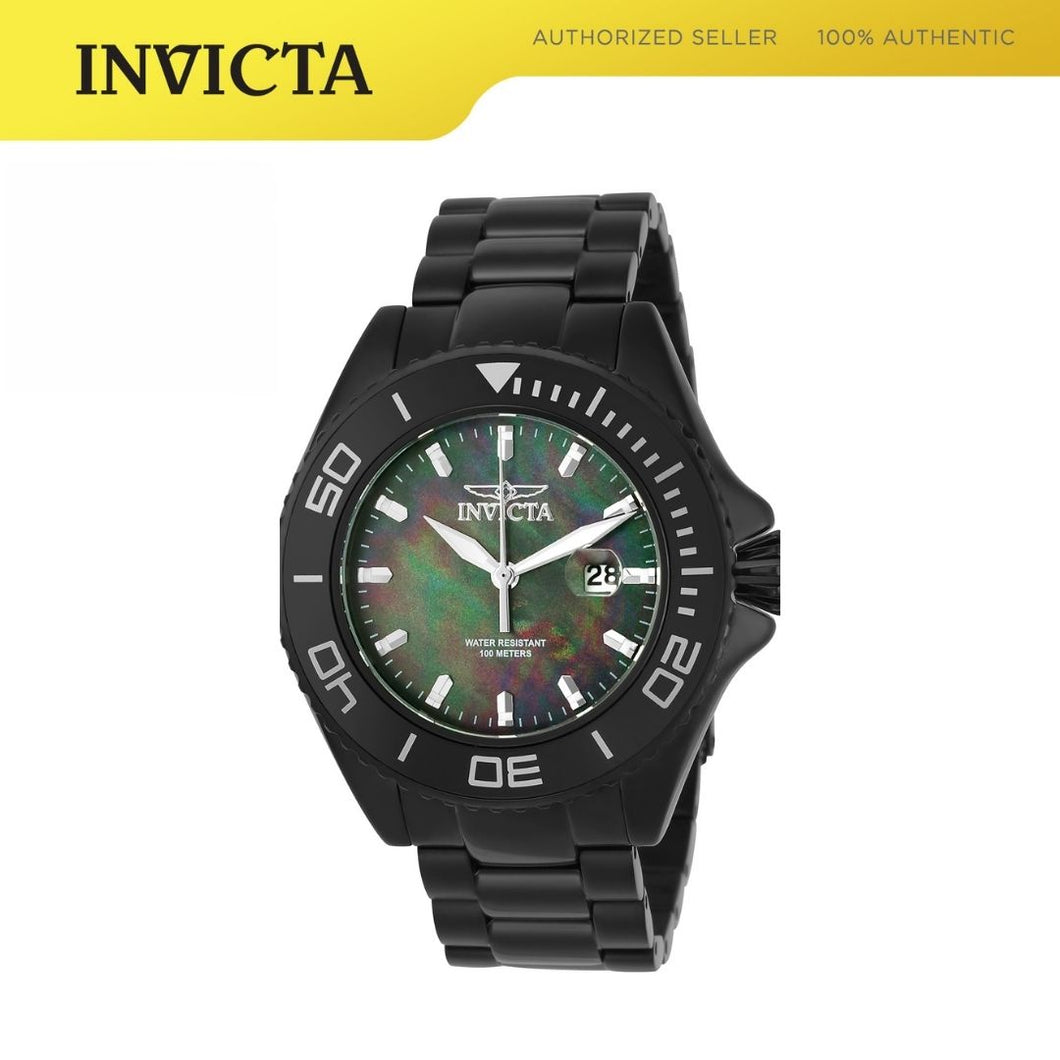 Watch Invicta Pro Diver 48mm SS Black Iridescent dial PC32 Quartz Model 23070