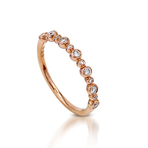 Petite Bezel Set Diamond Ring MD09262
