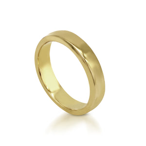Plain Yellow Gold Wedding Ring MD07689