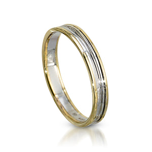 Two-Tone Commitment Wedding Ring MD08736