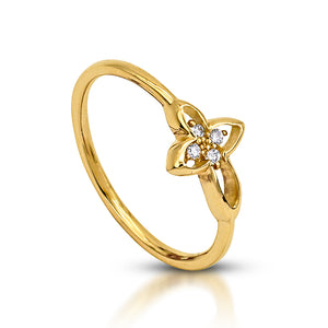 Petite Flower Style Ring MD06864