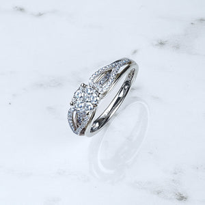 Round-Shaped Illusion Vintage Style Ring MD08332