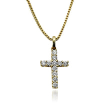 Load image into Gallery viewer, Diamond Cross Pendant with Bale MD11809
