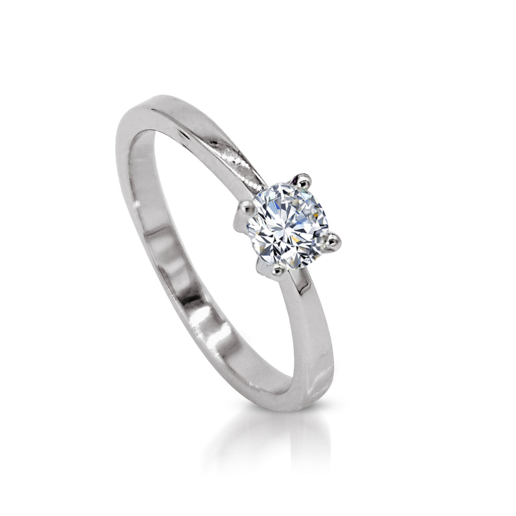 Solitaire 0.3-Carat Diamond Ring MD08112